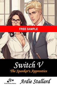Switch V: The Spanker cover design for the book entitled Switch V: The Spanker